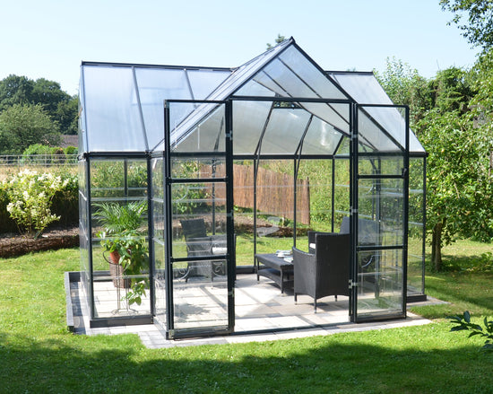 Victory Oeangery T-Shape Greenhouse - Victory Orangery™ 12x9x10.ft Greenhouse