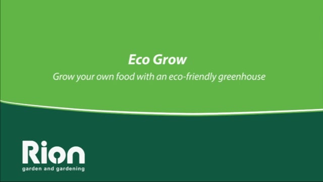 EcoGrow™ 6x6x8.ft GreenBegin Compact Resin Greenhouse