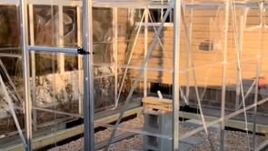 Hybrid™ 6x7X8.ft Clear Wall Greenhouse