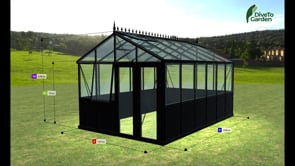 Retro.Victorian™ 10X9X15.ft VI34 Premium Greenhouse