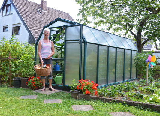 EcoGrow 2™ 6x6x12.ft Twin Wall Backyard Greenhouse - Dive To Garden