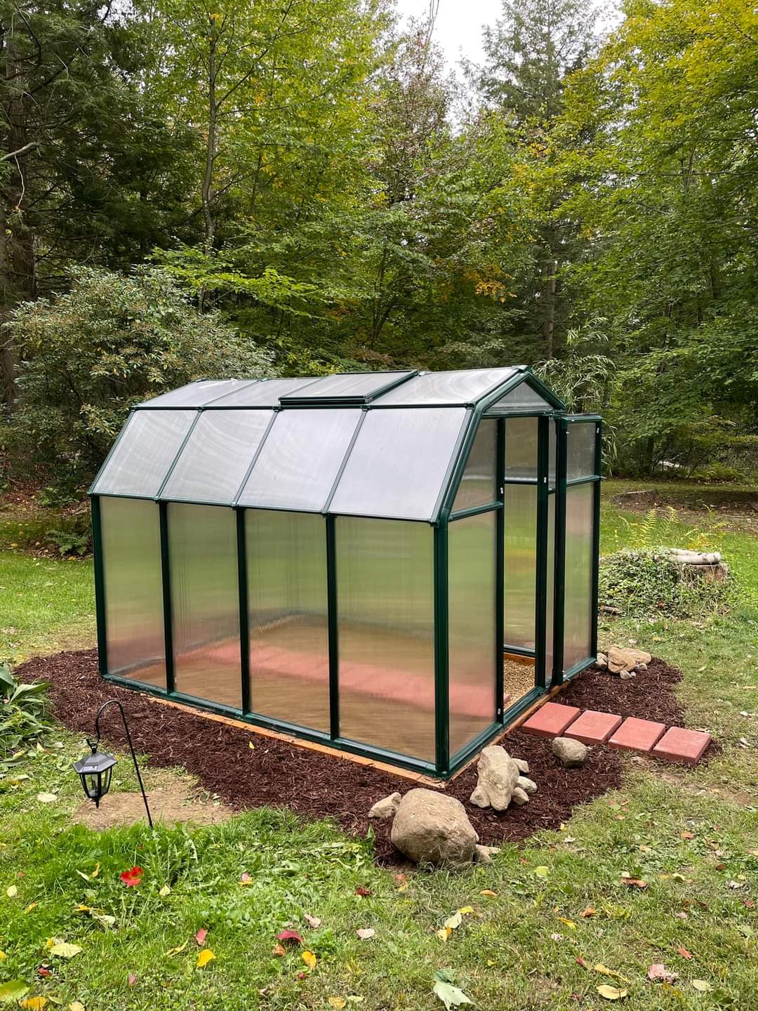 EcoGrow HG7008 6x18.ft GreenBegin Compact Resin Greenhouse – Dive To Garden