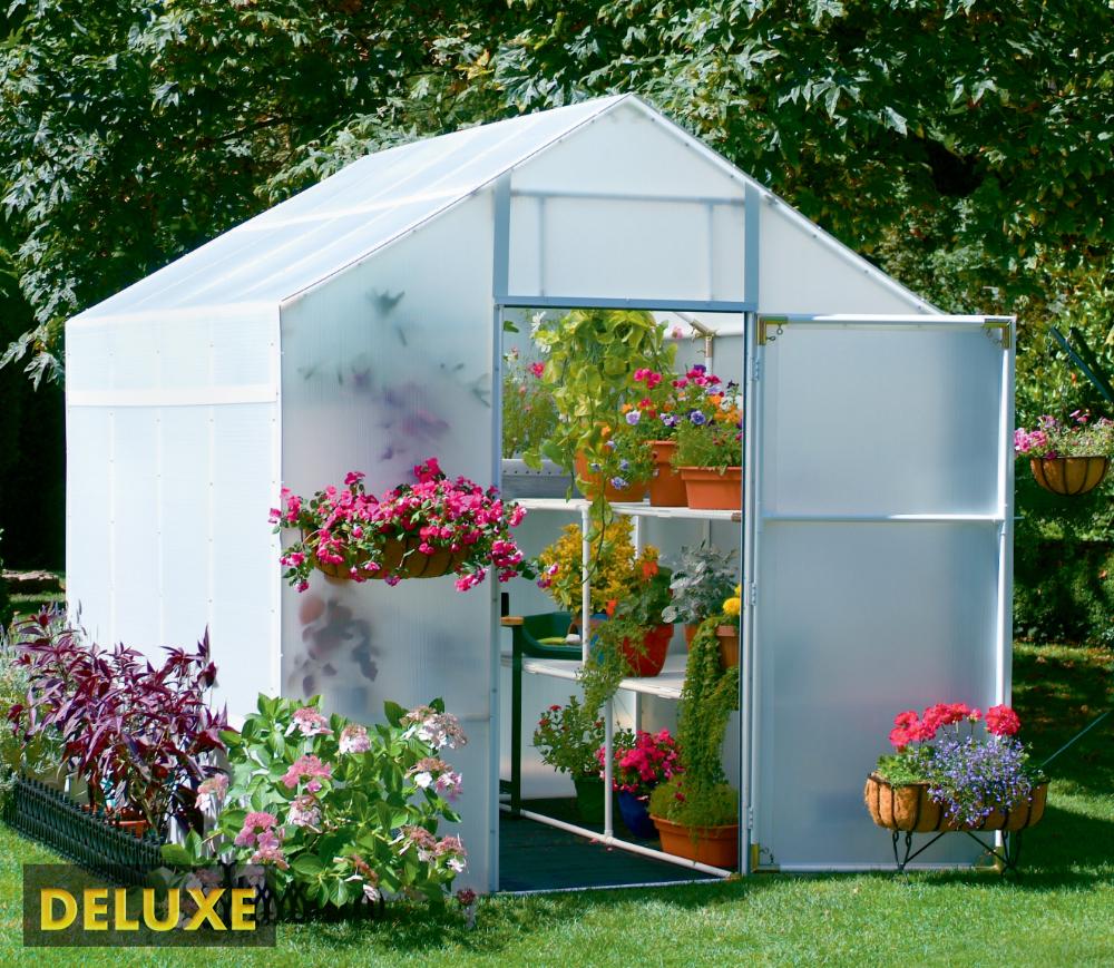 Garden Master™  8x8x16.ft Heat Efficient Greenhouse - Dive To Garden
