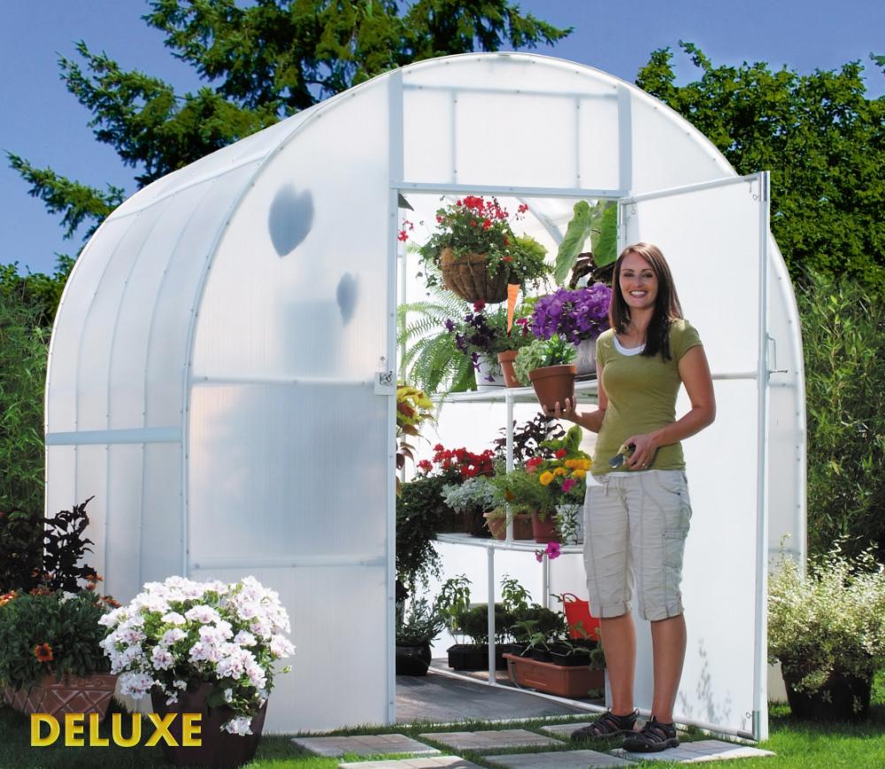 Gardener's Oasis™  8x8x16.ft Round Heat Efficient Greenhouse - Dive To Garden