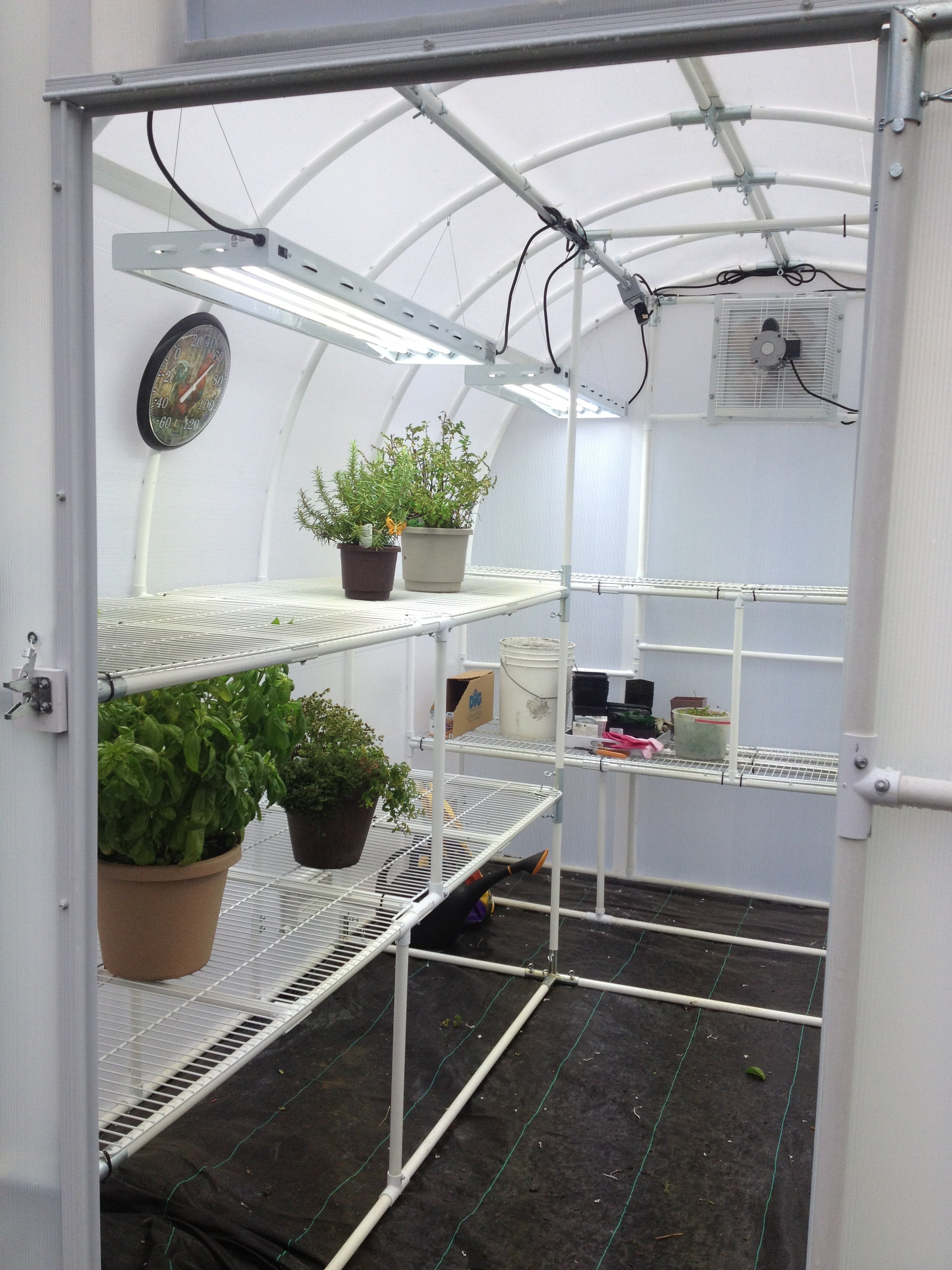 Gardener's Oasis™  8x8x24.ft Heat Efficient Greenhouse - Dive To Garden