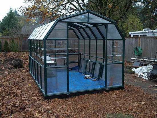 Grand Gardener 2™ Resin 8x8x12.ft  Greenhouse - Dive To Garden