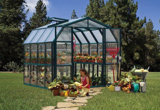 Grand Gardener 2™  Resin 8x8x8.ft Greenhouse - Dive To Garden