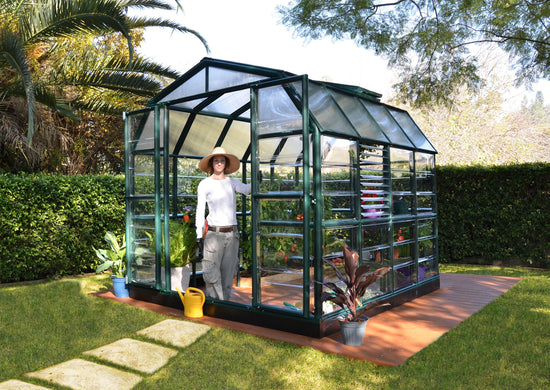 Grand Gardener 2™  Resin 8x8x8.ft Greenhouse - Dive To Garden