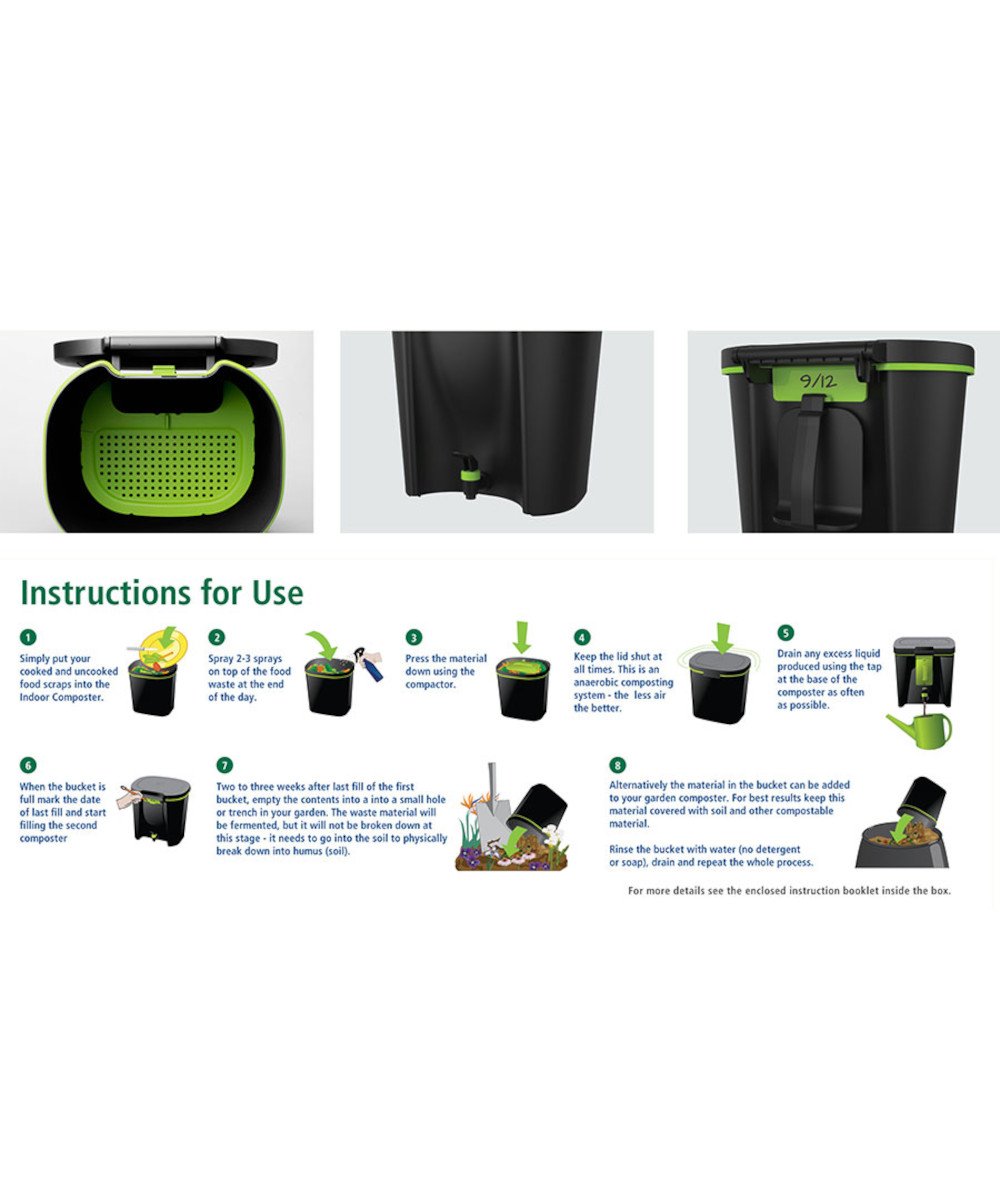 Maze™ 14 Liter Airtight Bokashi Composter Kit - Dive To Garden