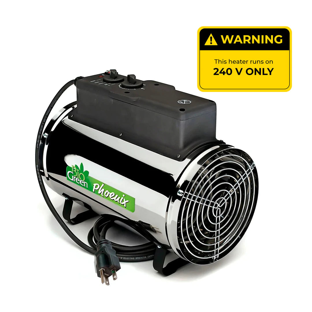 Phoenix™ Greenhouse Heater/Fan 2800 W / 9554 BTUs - Dive To Garden