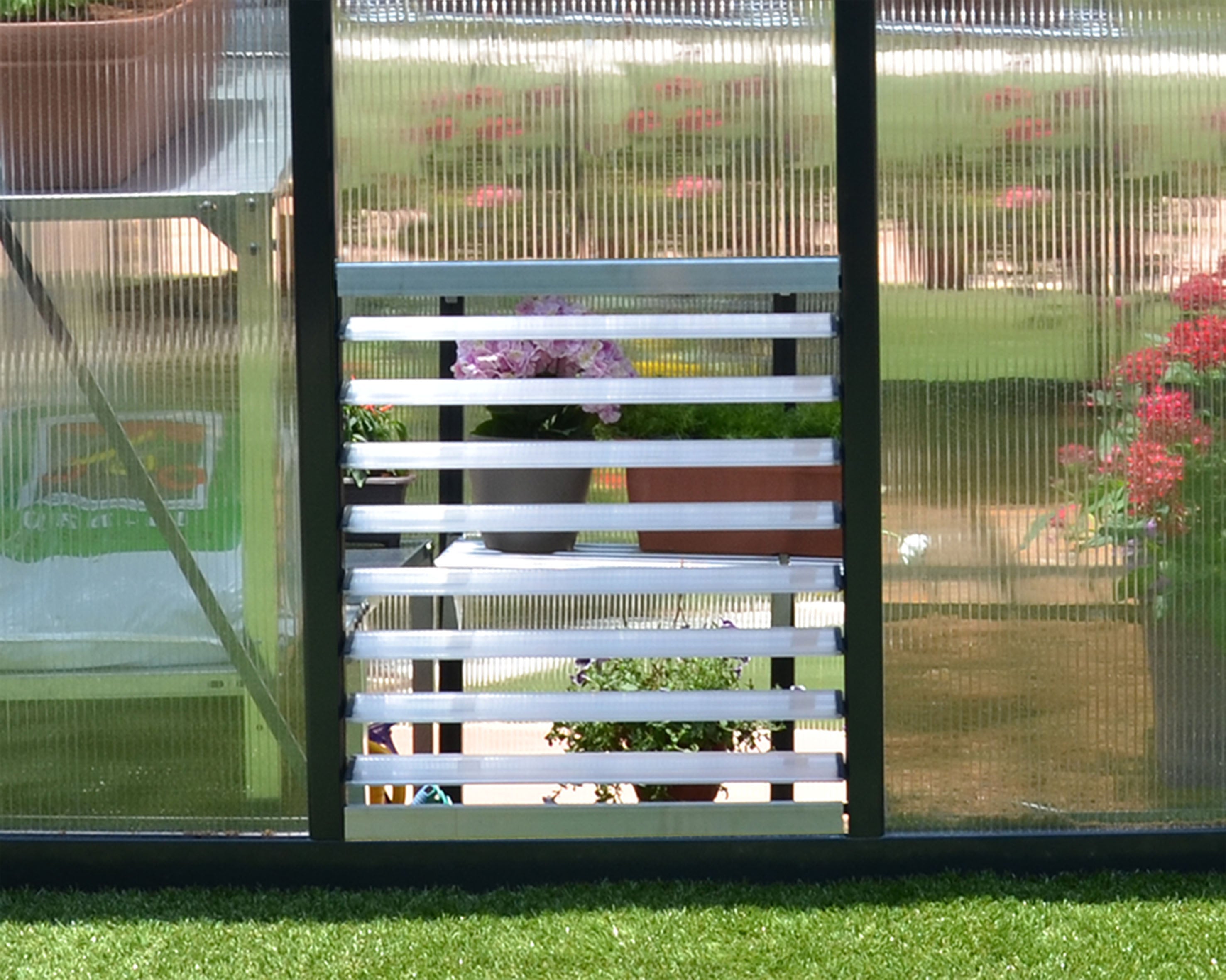 Rion® Side Louver Greenhouse Window - Dive To Garden