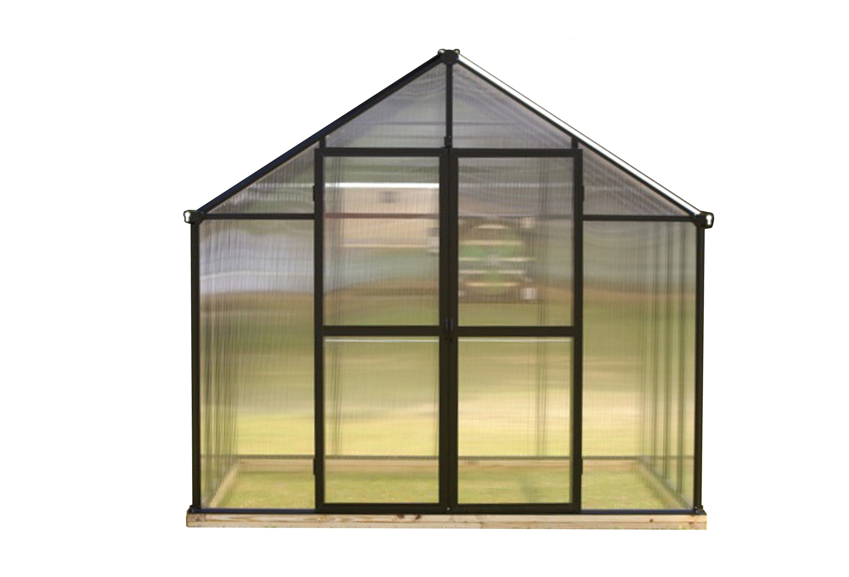 MONT™ Second Set of Hinged Doors for Black Greenhouse - Dive To Garden