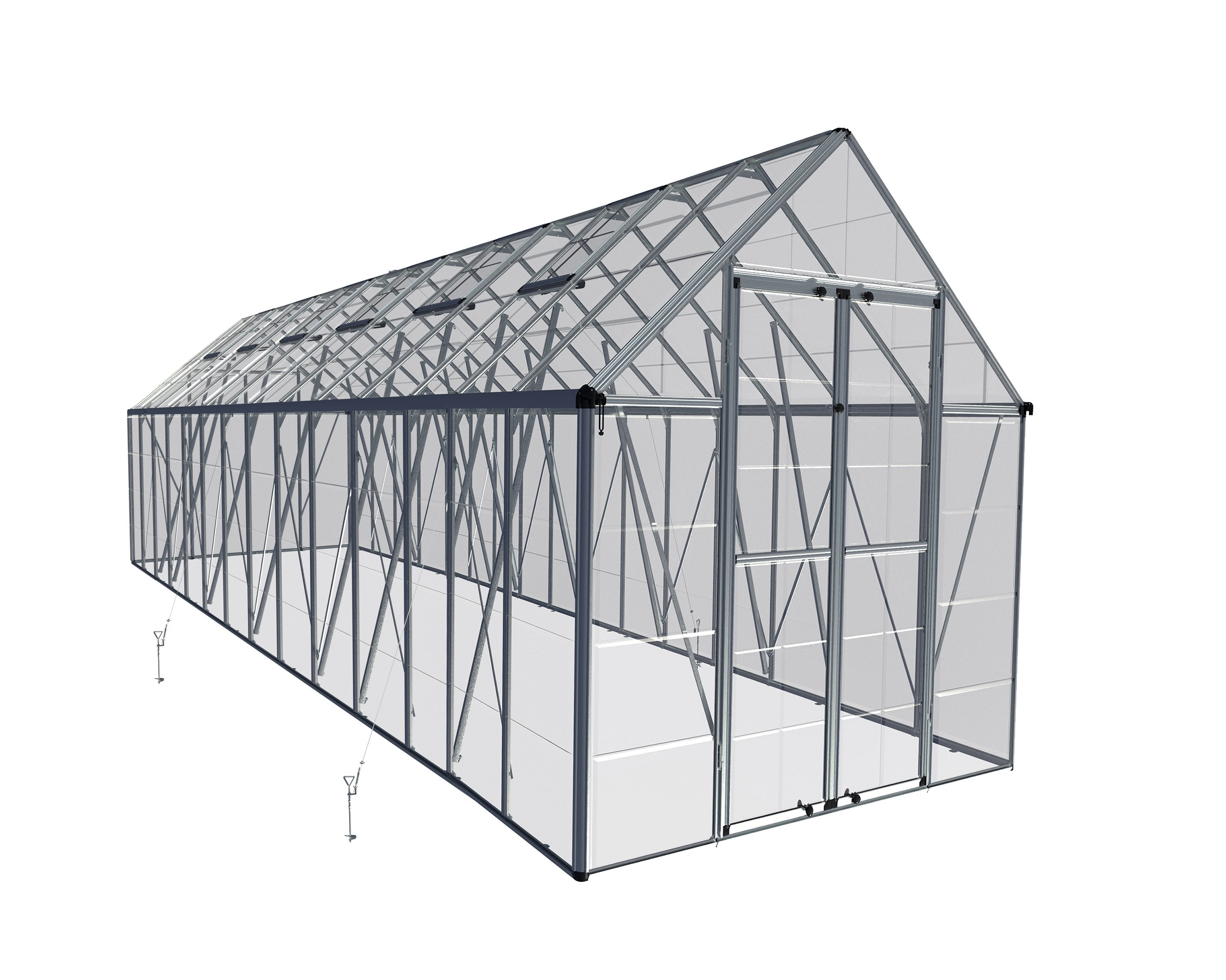 Canopia Snap&Grow 8x28 Large Clear Wall Greenhouse – Dive To Garden