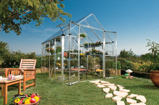 Snap&Grow™ 8x8x8.ft Clear Wall Greenhouse - Dive To Garden