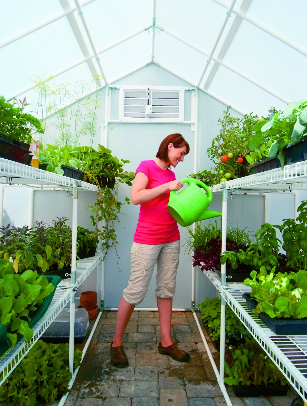 Garden Master™  8x8x16.ft Heat Efficient Greenhouse - Dive To Garden
