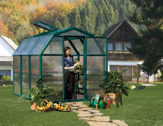 EcoGrow 2™ 6x6x6.ft Twin-Wall Greenhouse - Dive To Garden