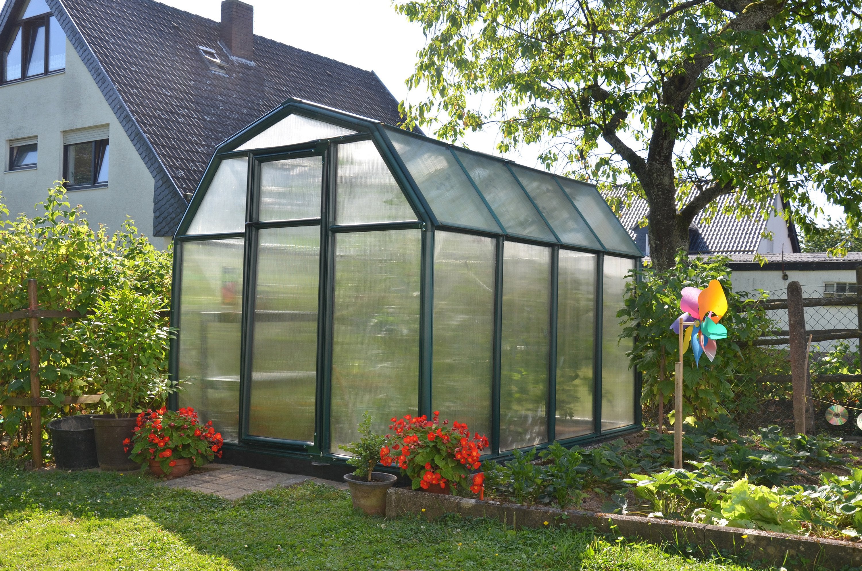 EcoGrow 2™ 6x6x8.ft Twin Wall Greenhouse - Dive To Garden