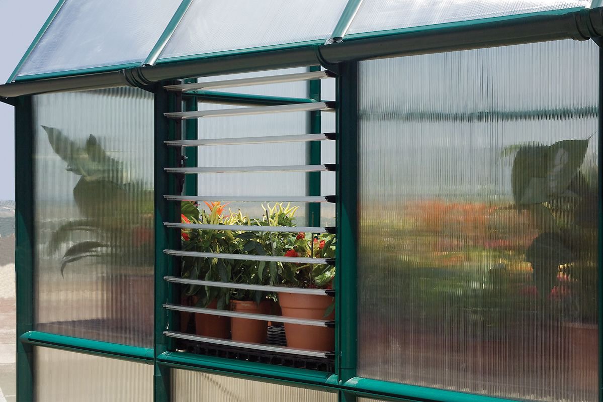 Prestige 2™ 8x8x16.ft Resin Greenhouse Package - Dive To Garden