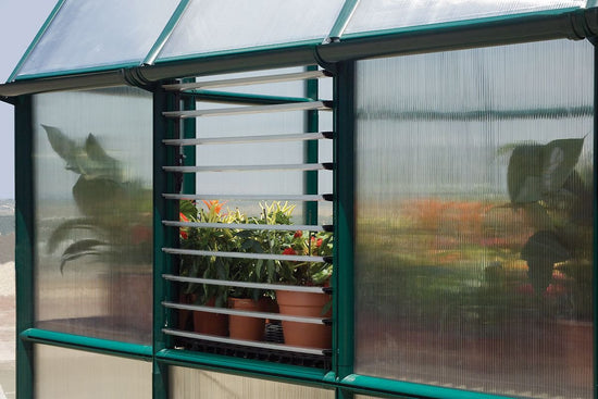 Prestige 2™ 8x8x16.ft Resin Greenhouse Package - Dive To Garden