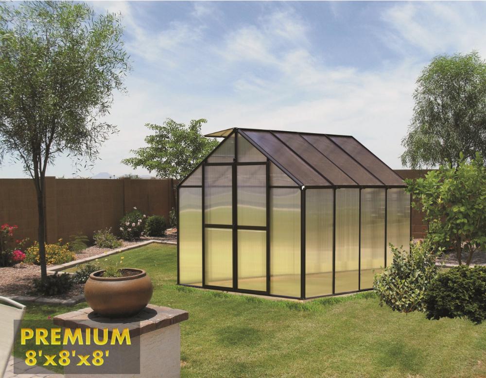 MONT™ 8x8x8.ft Premium Greenhouse Kit - Dive To Garden