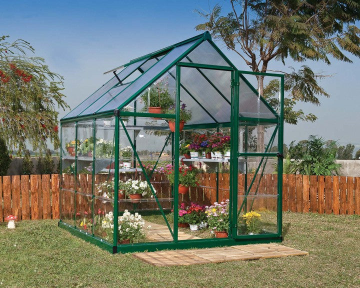 Hybrid™ 6x7x6.ft Clear Wall Greenhouse - Dive To Garden