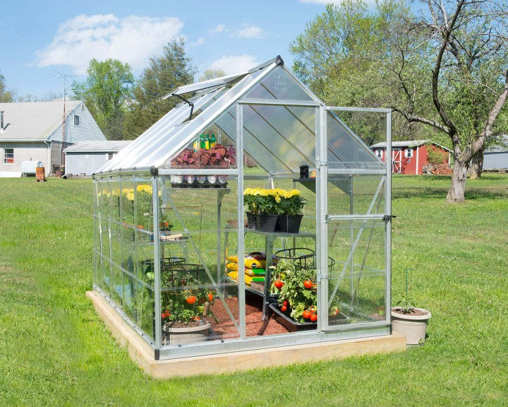 Hybrid™ 6x7x6.ft Clear Wall Greenhouse - Dive To Garden