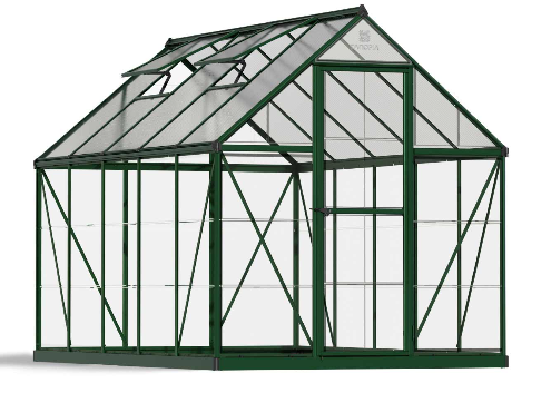 Hybrid™ 6x7x10.ft Clear Wall Greenhouse