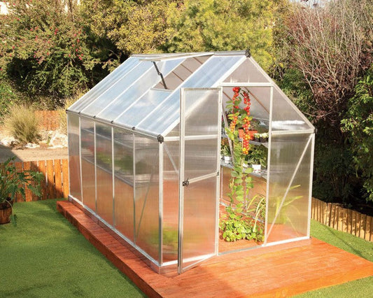 Mythos™ 6x6x10.ft Twin Wall Greenhouse - Dive To Garden