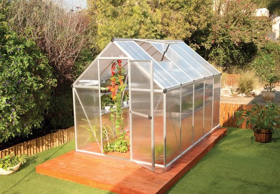 Mythos™ 6x6x10.ft Twin Wall Greenhouse - Dive To Garden