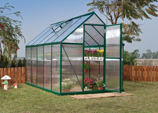 Mythos™ 6x6x10.ft Twin Wall Greenhouse - Dive To Garden