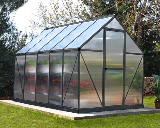 Mythos™ 6x6x10.ft Twin Wall Greenhouse - Dive To Garden